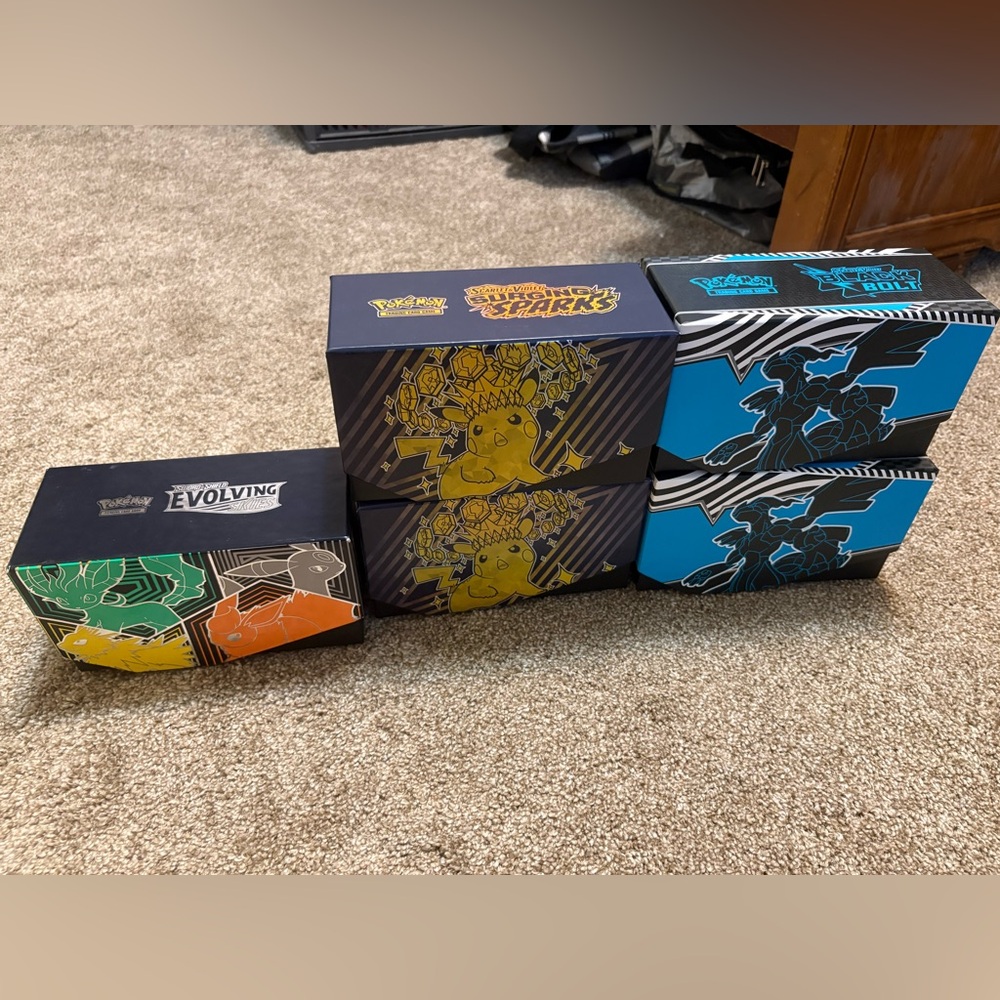 EMPTY Pokemon ETB Boxes